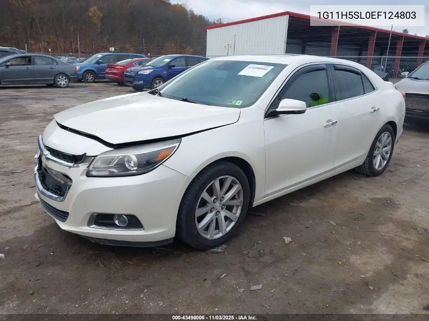 1G11H5SL0EF124803 2014 Chevrolet Malibu 1Lz