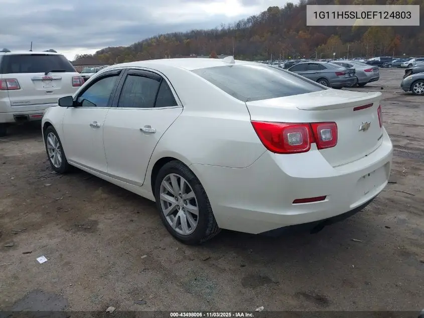 1G11H5SL0EF124803 2014 Chevrolet Malibu 1Lz