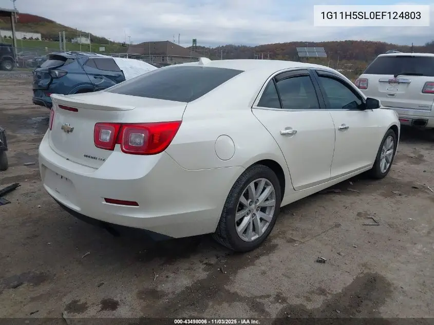 1G11H5SL0EF124803 2014 Chevrolet Malibu 1Lz