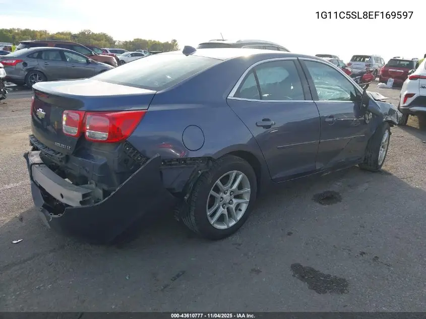 1G11C5SL8EF169597 2014 Chevrolet Malibu 1Lt