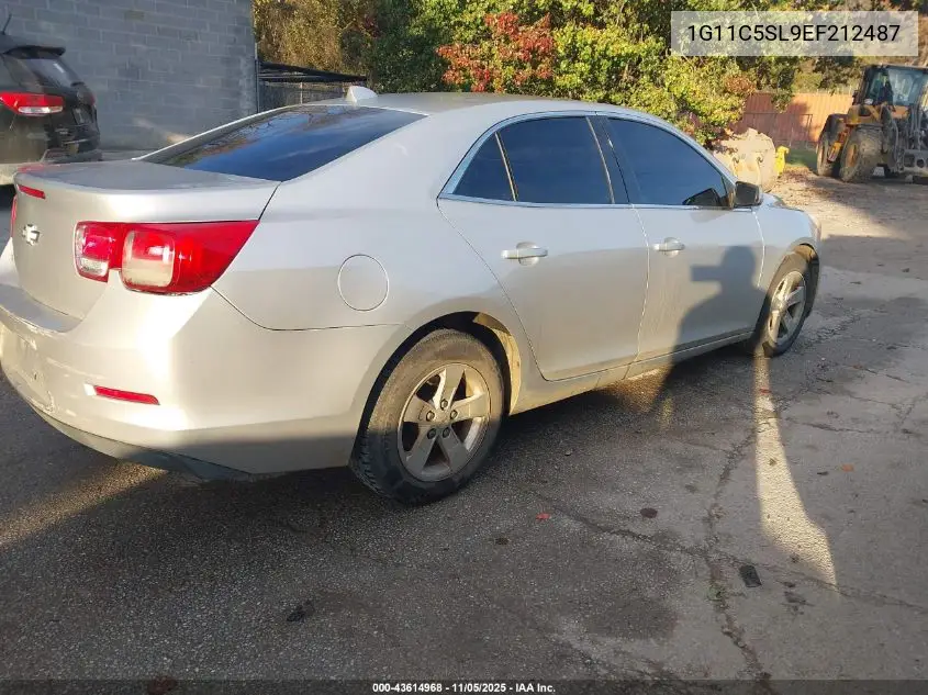 1G11C5SL9EF212487 2014 Chevrolet Malibu 1Lt