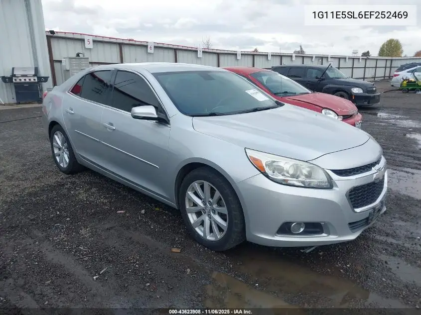 1G11E5SL6EF252469 2014 Chevrolet Malibu 2Lt