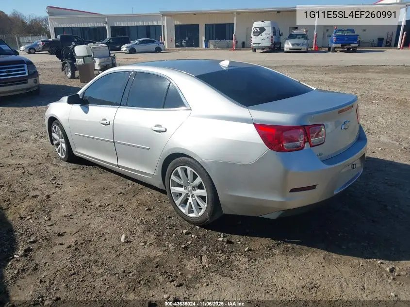 1G11E5SL4EF260991 2014 Chevrolet Malibu 2Lt