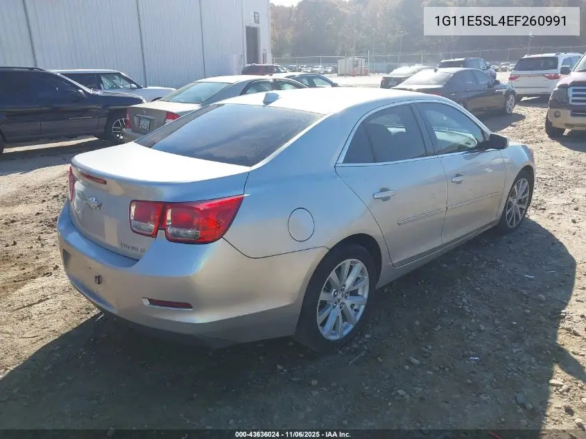 1G11E5SL4EF260991 2014 Chevrolet Malibu 2Lt