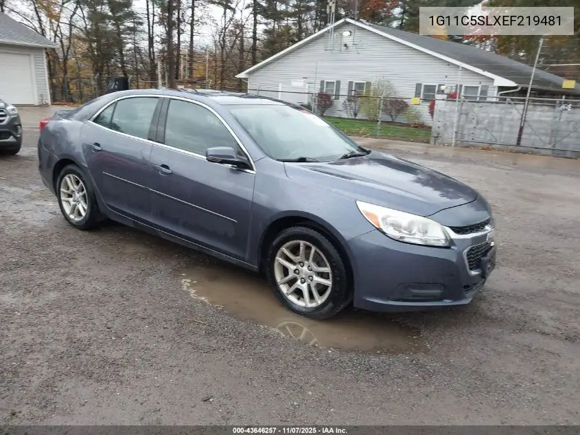 1G11C5SLXEF219481 2014 Chevrolet Malibu 1Lt