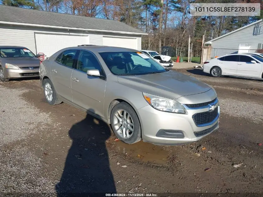 1G11C5SL8EF278139 2014 Chevrolet Malibu 1Lt