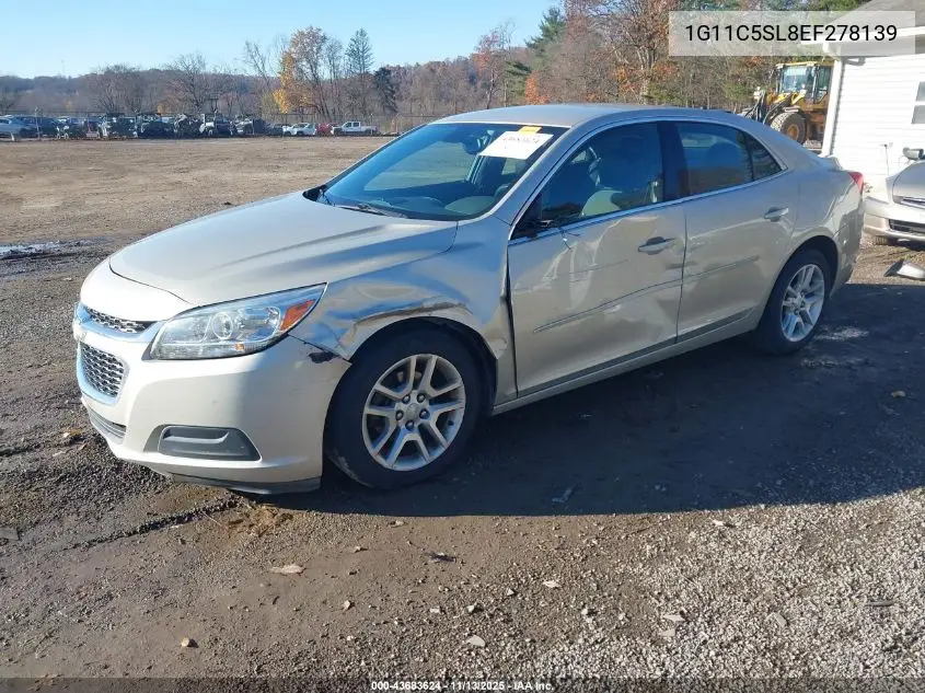 1G11C5SL8EF278139 2014 Chevrolet Malibu 1Lt