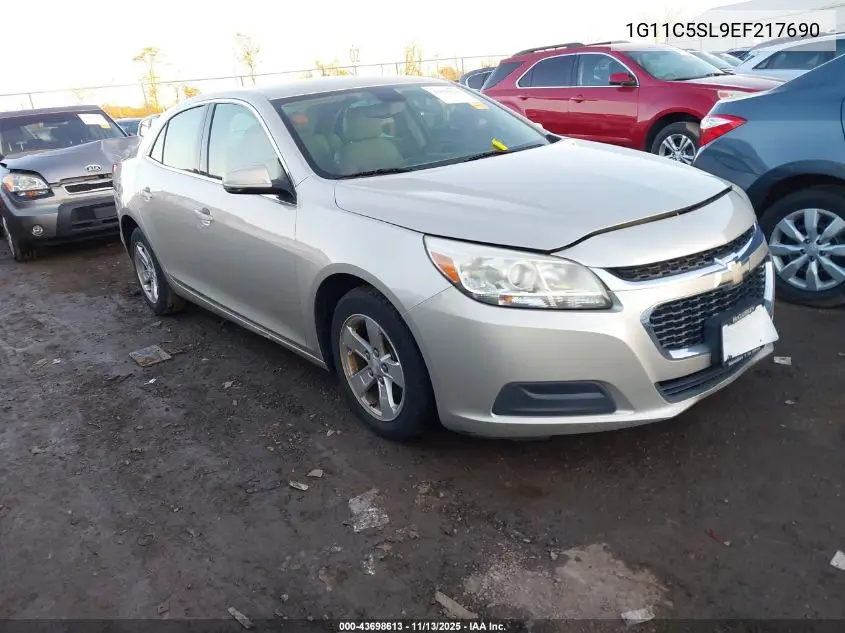 1G11C5SL9EF217690 2014 Chevrolet Malibu 1Lt
