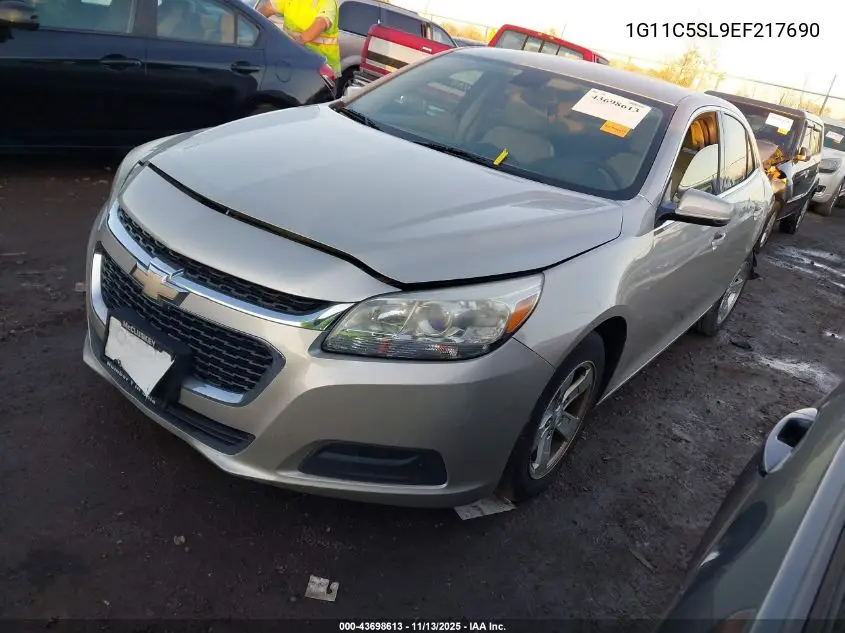1G11C5SL9EF217690 2014 Chevrolet Malibu 1Lt