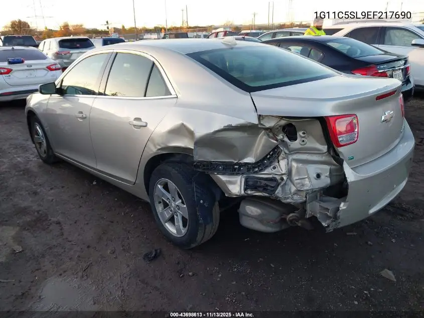 1G11C5SL9EF217690 2014 Chevrolet Malibu 1Lt