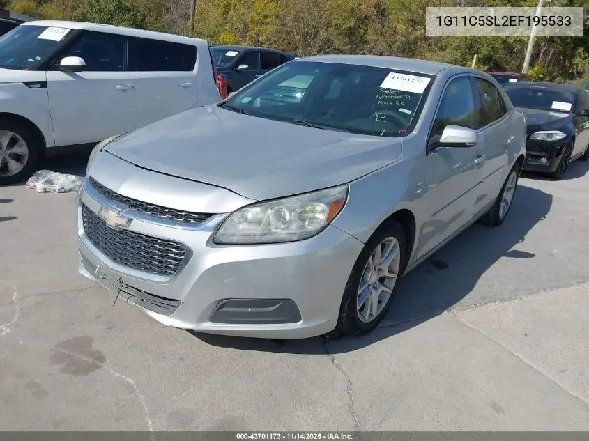 1G11C5SL2EF195533 2014 Chevrolet Malibu 1Lt