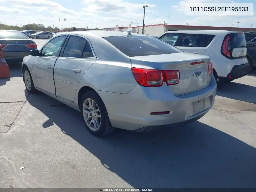 1G11C5SL2EF195533 2014 Chevrolet Malibu 1Lt