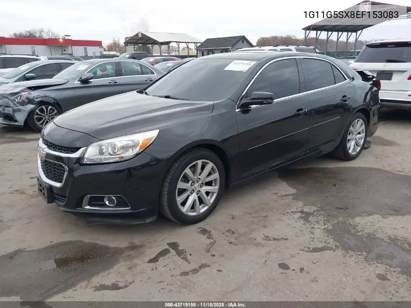 1G11G5SX8EF153083 2014 Chevrolet Malibu 3Lt