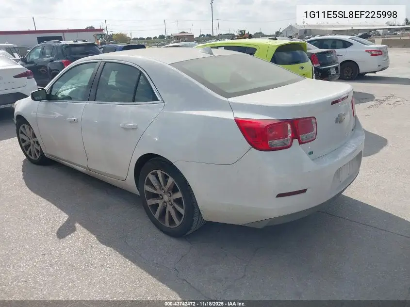1G11E5SL8EF225998 2014 Chevrolet Malibu 2Lt