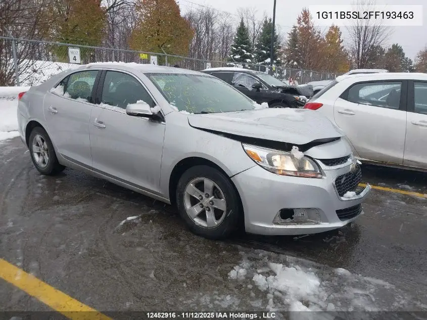 1G11B5SL2FF193463 2015 Chevrolet Malibu