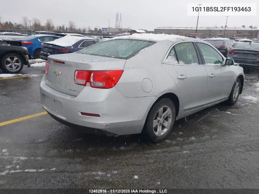 1G11B5SL2FF193463 2015 Chevrolet Malibu