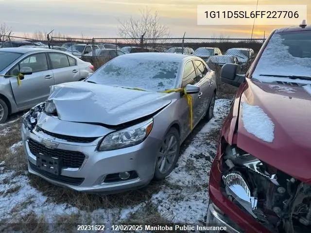 1G11D5SL6FF227706 2015 Chevrolet Malibu Lt