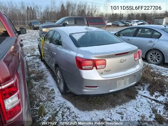 1G11D5SL6FF227706 2015 Chevrolet Malibu Lt