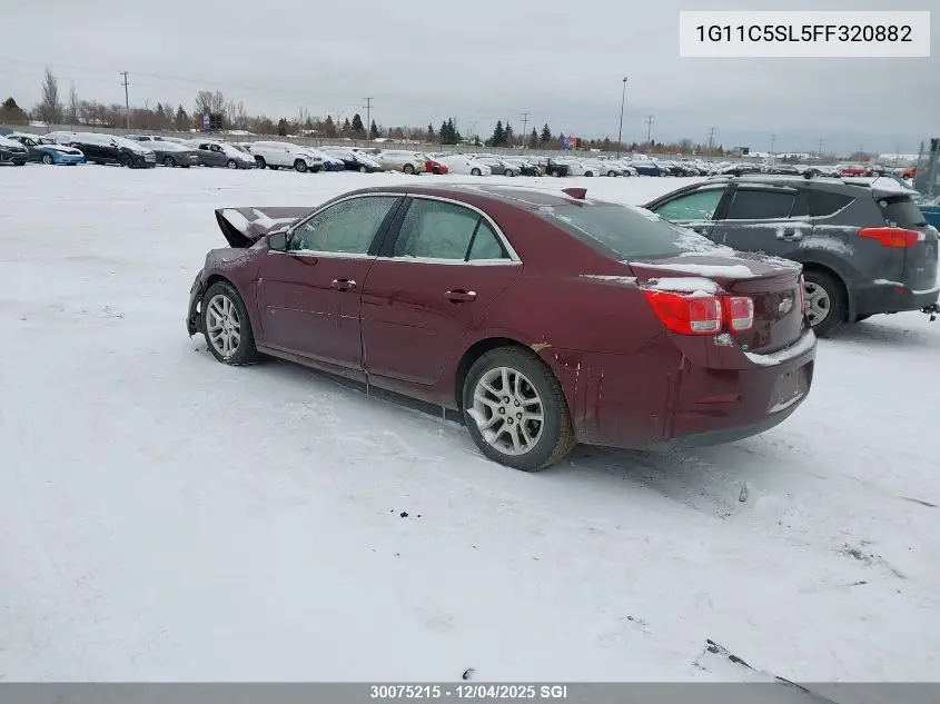 1G11C5SL5FF320882 2015 Chevrolet Malibu 1Lt