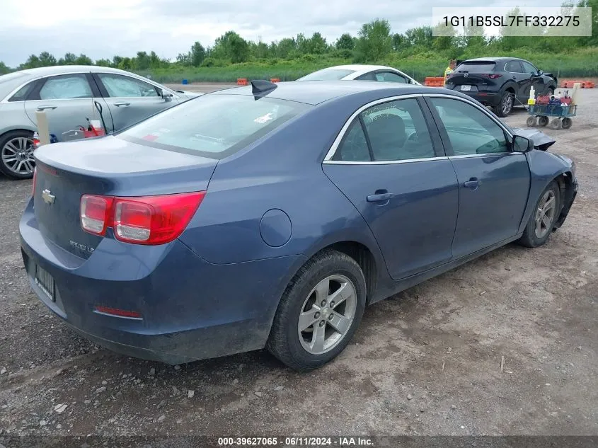 2015 Chevrolet Malibu Ls VIN: 1G11B5SL7FF332275 Lot: 39627065