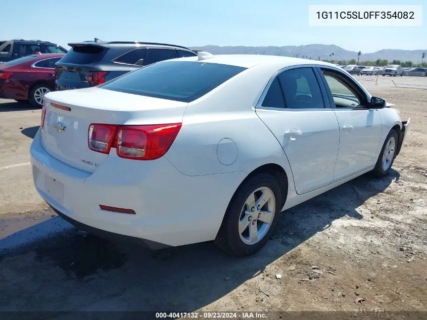 1G11C5SL0FF354082 2015 Chevrolet Malibu 1Lt