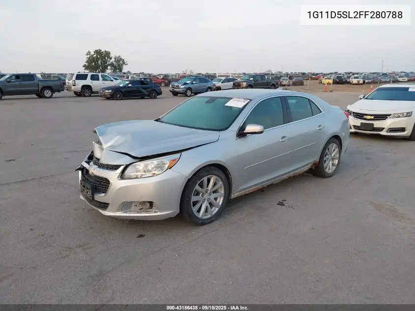 1G11D5SL2FF280788 2015 Chevrolet Malibu 2Lt