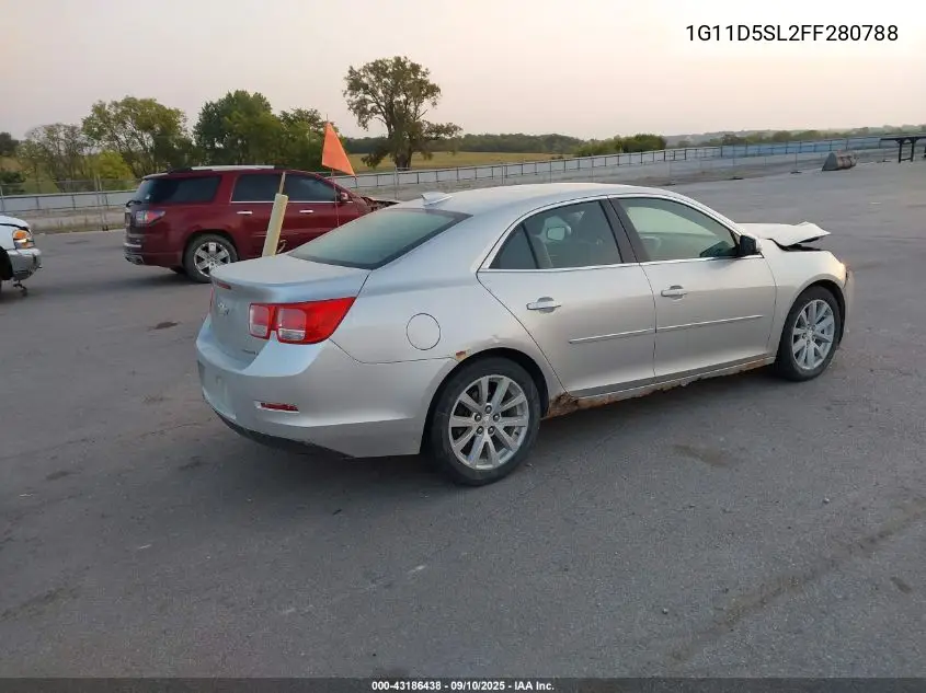1G11D5SL2FF280788 2015 Chevrolet Malibu 2Lt