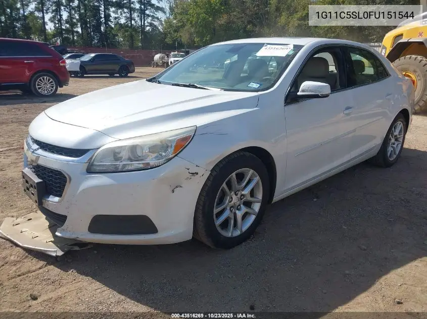 1G11C5SL0FU151544 2015 Chevrolet Malibu 1Lt