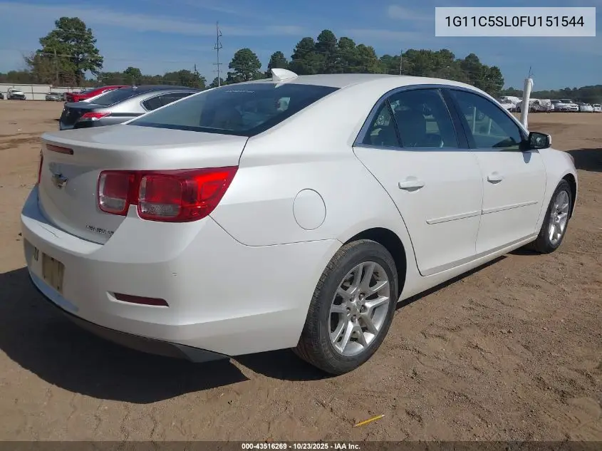 1G11C5SL0FU151544 2015 Chevrolet Malibu 1Lt