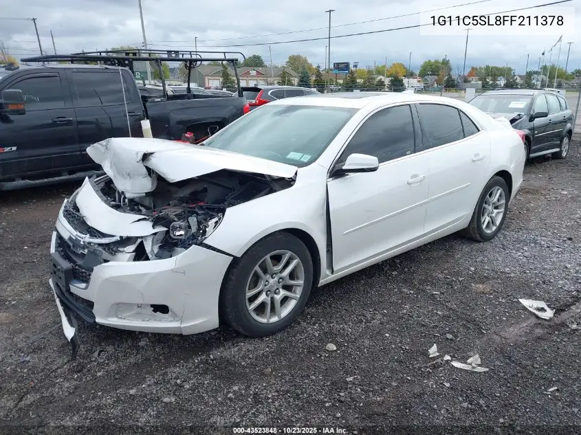 1G11C5SL8FF211378 2015 Chevrolet Malibu 1Lt