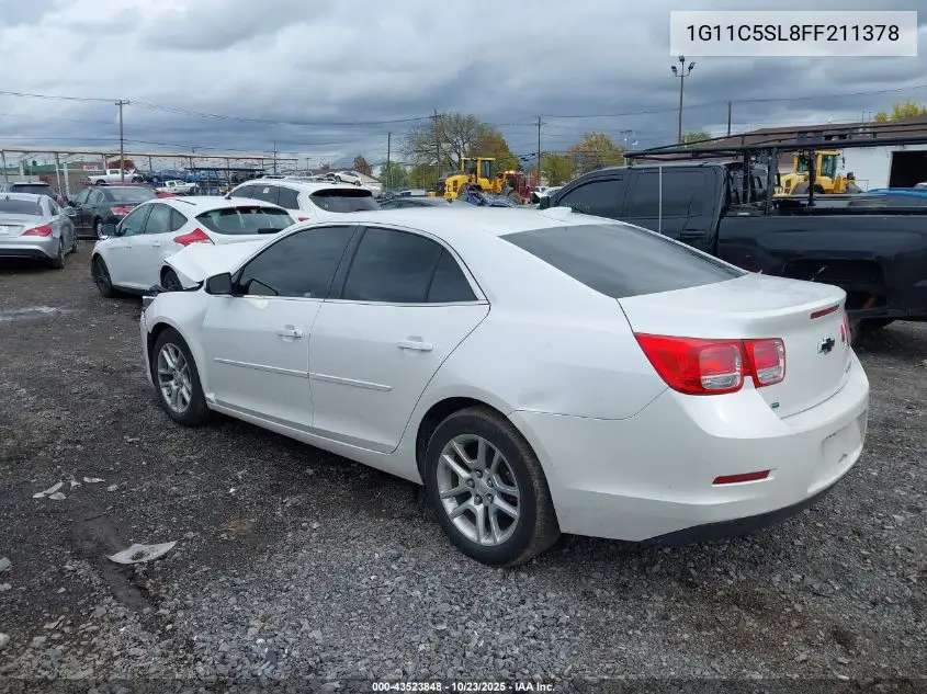 1G11C5SL8FF211378 2015 Chevrolet Malibu 1Lt
