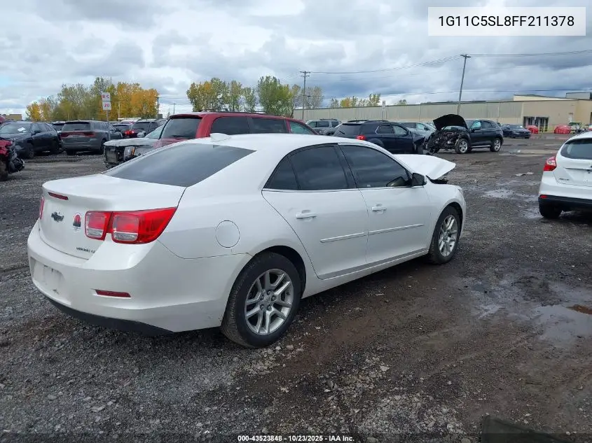 1G11C5SL8FF211378 2015 Chevrolet Malibu 1Lt