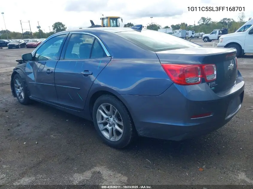 1G11C5SL3FF168701 2015 Chevrolet Malibu 1Lt