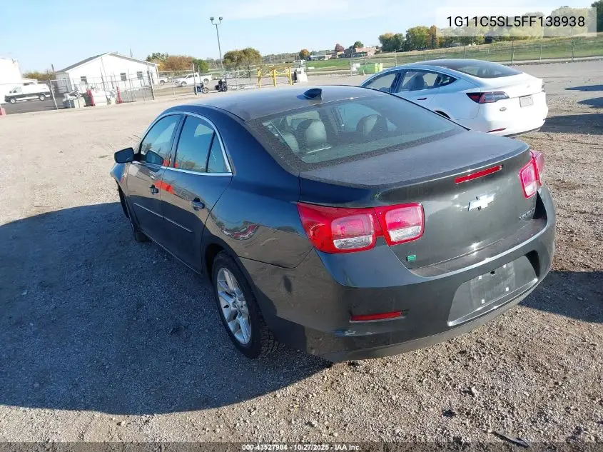 1G11C5SL5FF138938 2015 Chevrolet Malibu 1Lt