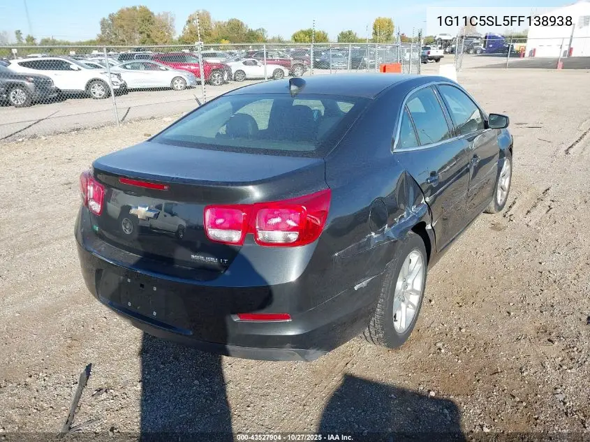 1G11C5SL5FF138938 2015 Chevrolet Malibu 1Lt