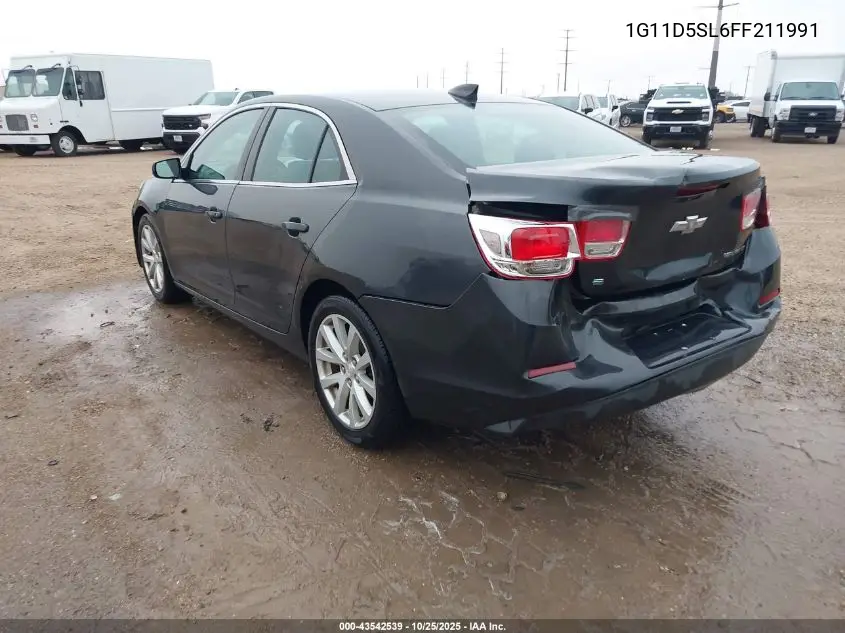1G11D5SL6FF211991 2015 Chevrolet Malibu 2Lt