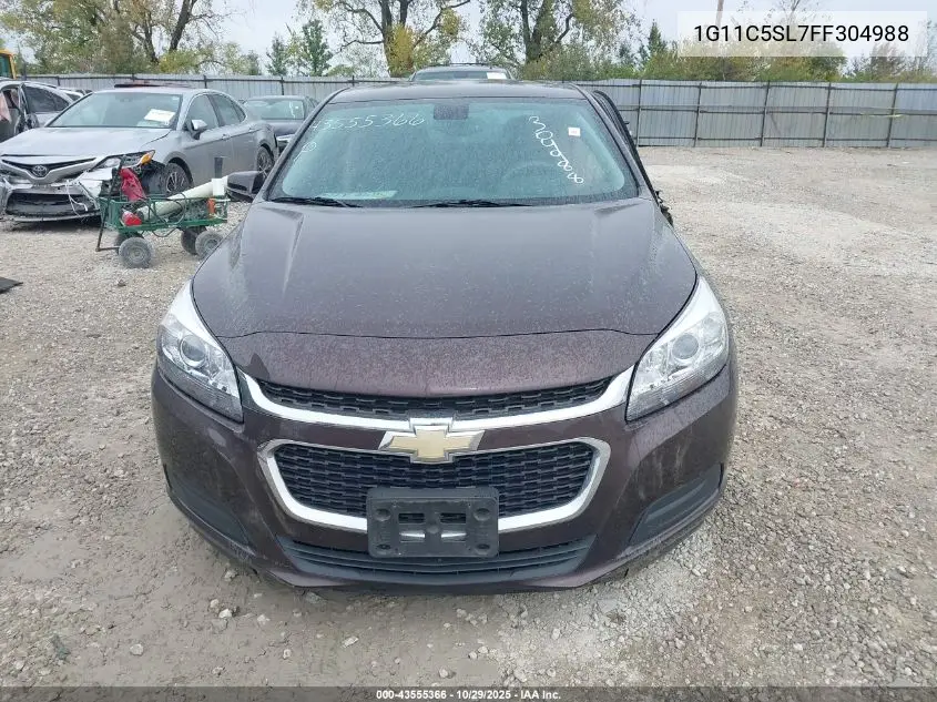 1G11C5SL7FF304988 2015 Chevrolet Malibu 1Lt