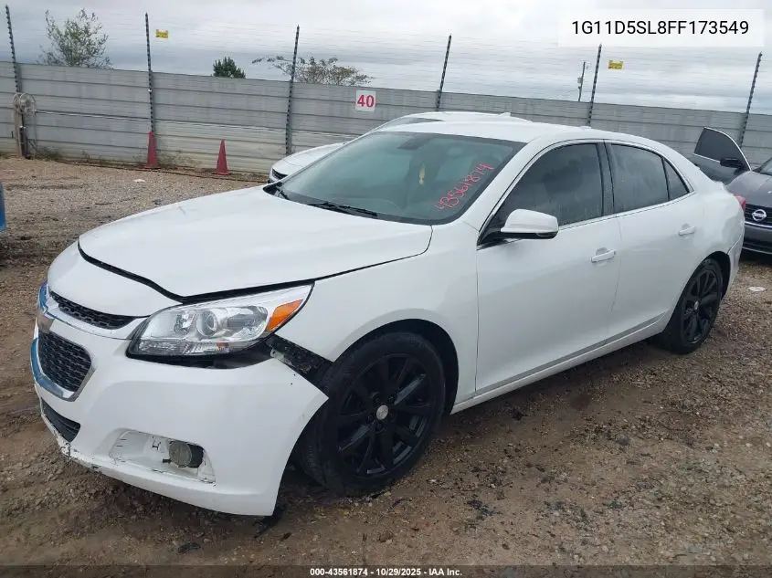 1G11D5SL8FF173549 2015 Chevrolet Malibu 2Lt