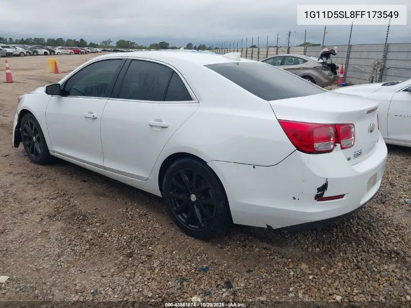 1G11D5SL8FF173549 2015 Chevrolet Malibu 2Lt