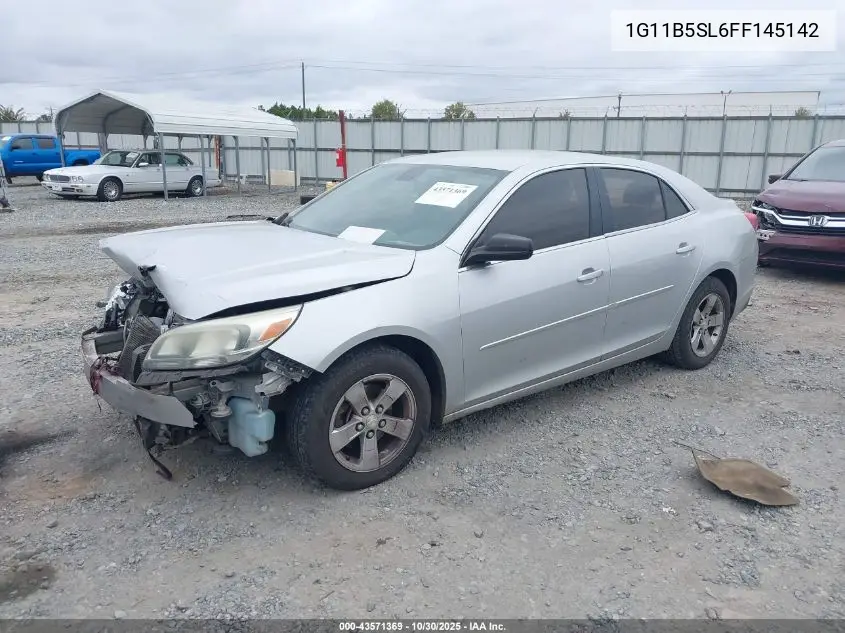 1G11B5SL6FF145142 2015 Chevrolet Malibu Ls