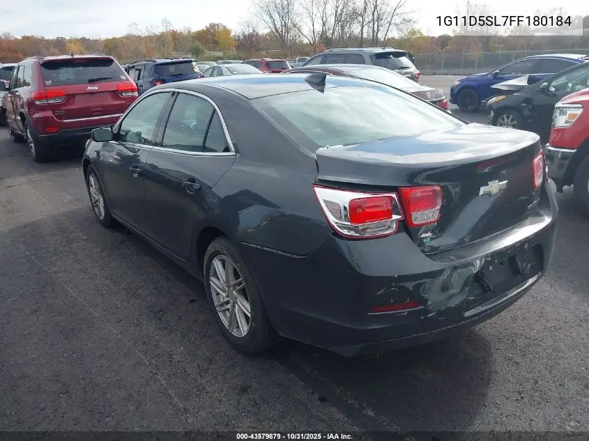1G11D5SL7FF180184 2015 Chevrolet Malibu 2Lt