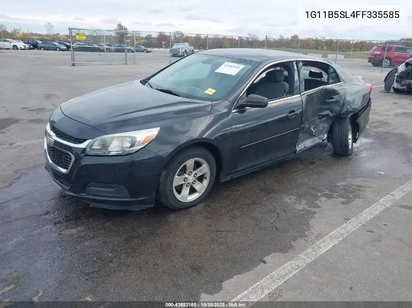 1G11B5SL4FF335585 2015 Chevrolet Malibu Ls