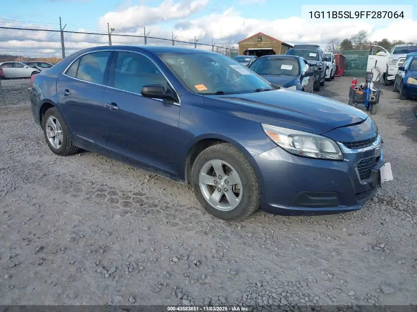 1G11B5SL9FF287064 2015 Chevrolet Malibu Ls