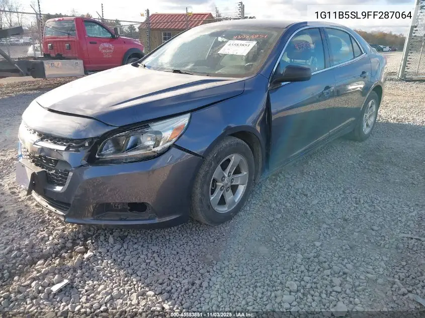 1G11B5SL9FF287064 2015 Chevrolet Malibu Ls