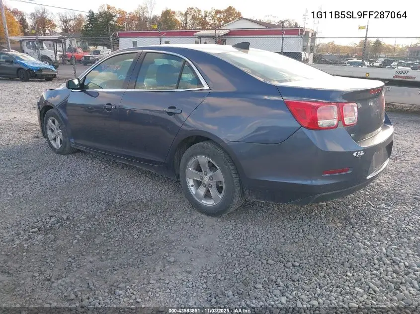 1G11B5SL9FF287064 2015 Chevrolet Malibu Ls