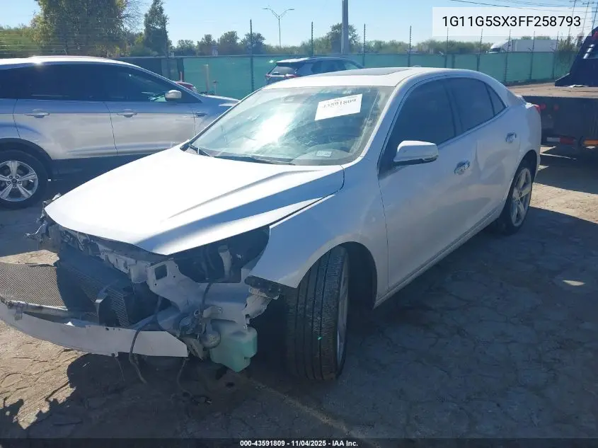 1G11G5SX3FF258793 2015 Chevrolet Malibu 2Lz