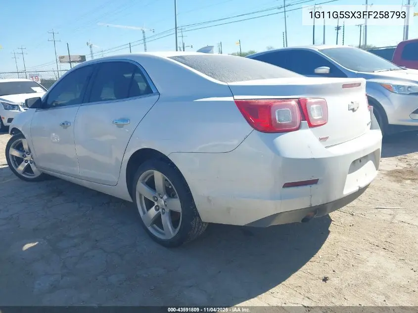 1G11G5SX3FF258793 2015 Chevrolet Malibu 2Lz