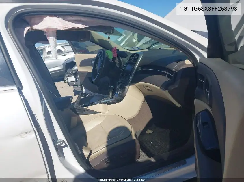 1G11G5SX3FF258793 2015 Chevrolet Malibu 2Lz