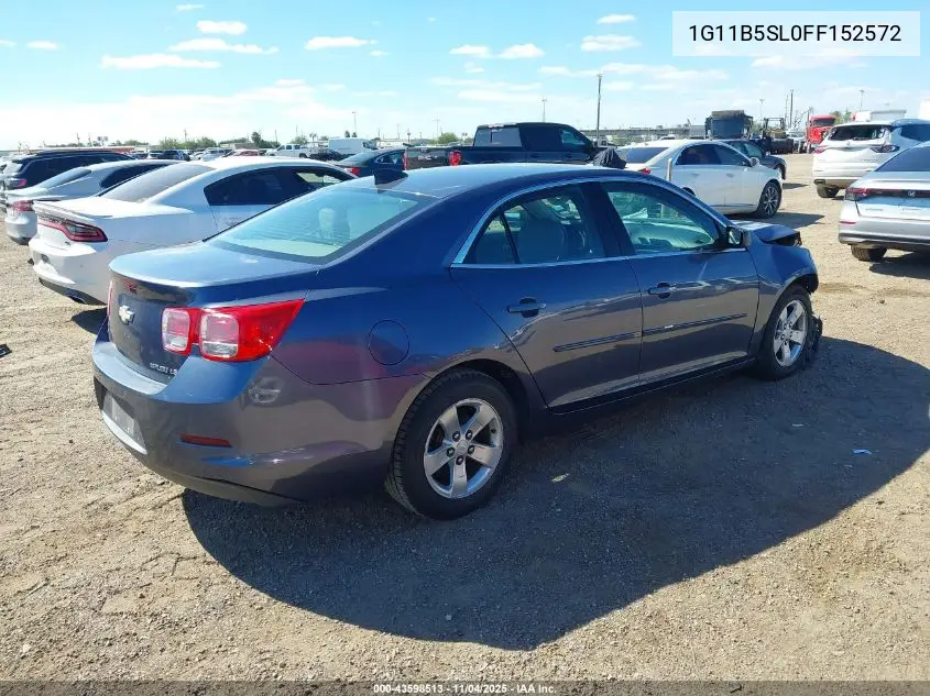 1G11B5SL0FF152572 2015 Chevrolet Malibu Ls
