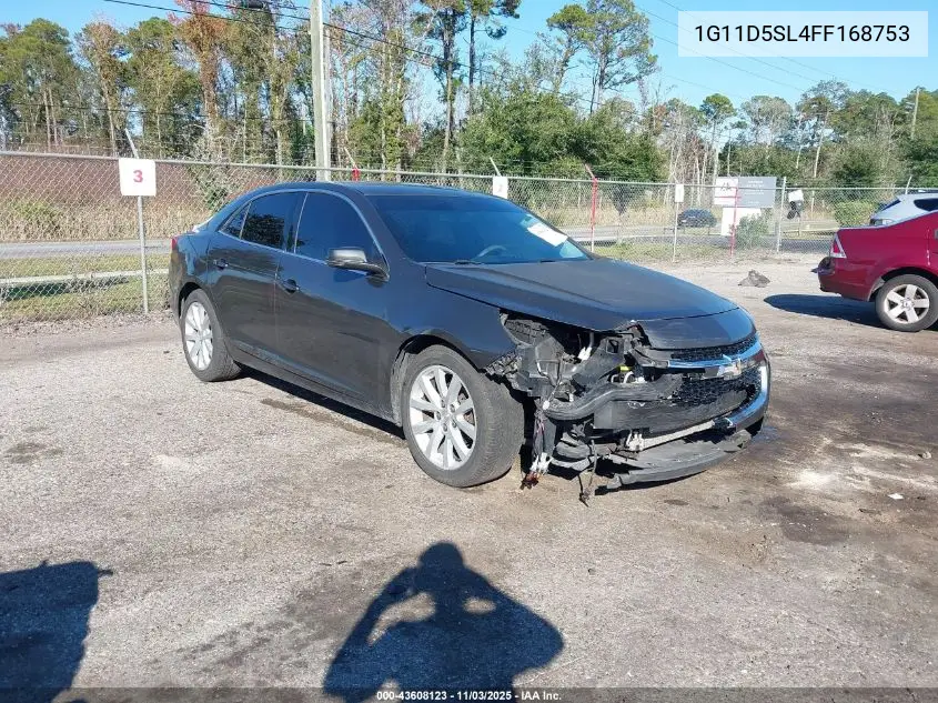 1G11D5SL4FF168753 2015 Chevrolet Malibu 2Lt